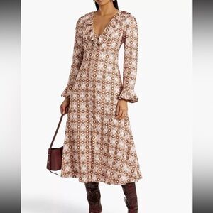 Zimmermann daisy midi dress 0P. New without tags. Worn once!